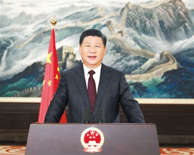 国家主席习近平发表二〇一七年新年贺词
